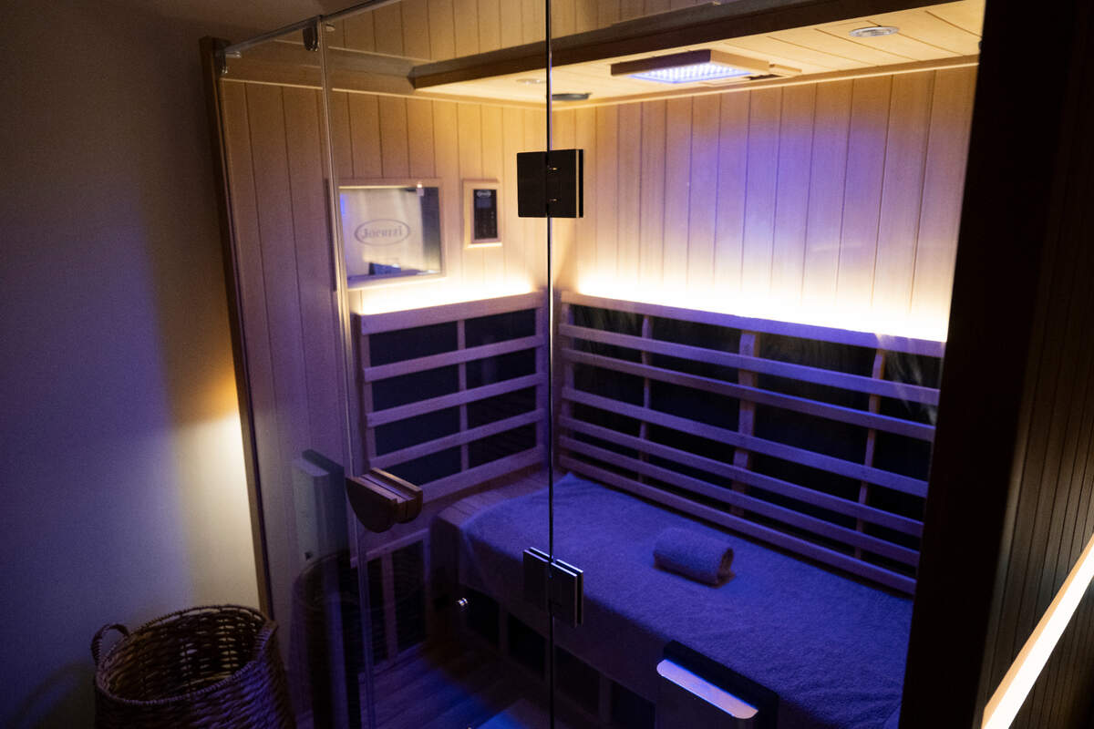 Serenity Spa’s new Gig Harbor location features a unique sauna and rainfall shower treatment. Shown on Thursday, March 21, 2024, in Gig Harbor.