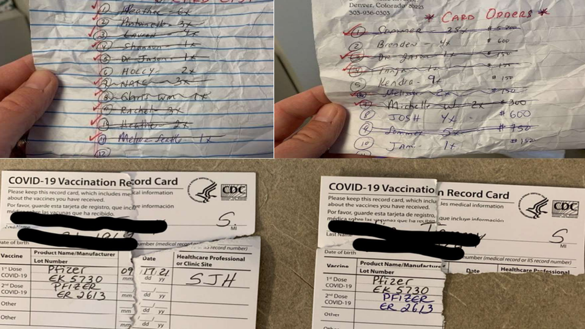 Man sold hundreds of fake COVID vaccine cards he called a ‘work of art,’ feds say