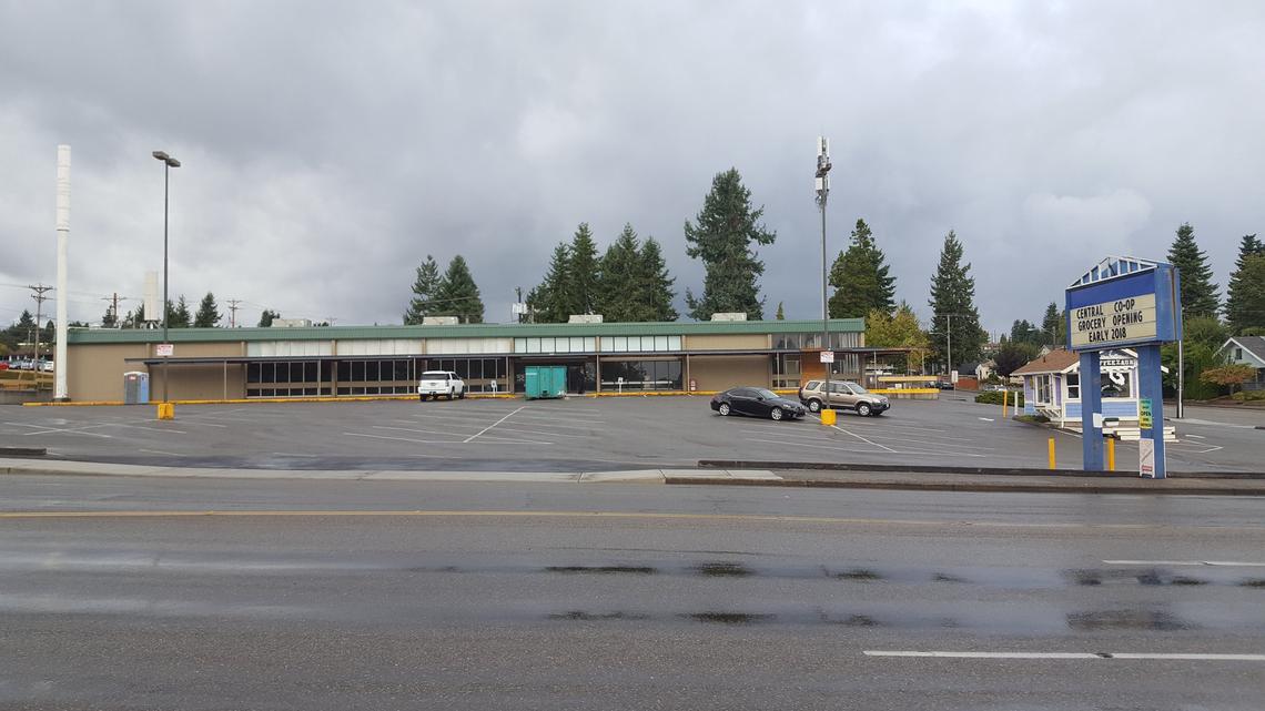 The future home of Tacoma's Central Co-op site as it was last year. The store will have a job and store info fair June 16.