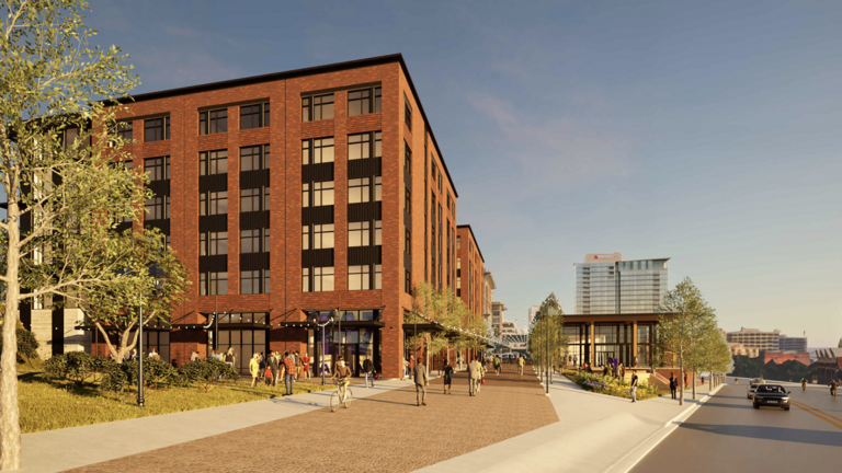 Here’s a look at proposed new dorm/dining site for the UW Tacoma campus