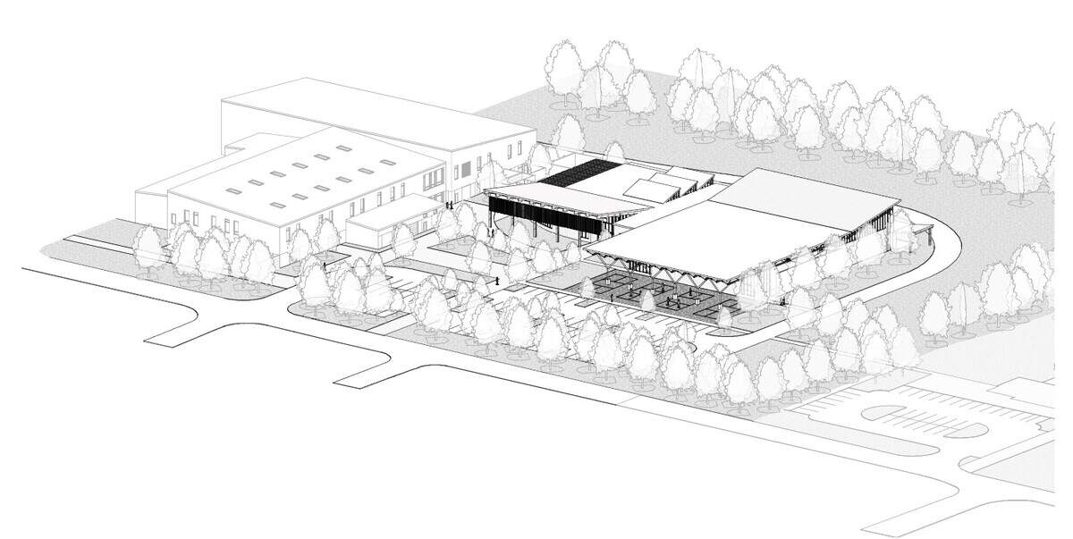 This image from the PenMet Parks Aquatic Center Feasibility Study shows what the proposed facility could look like.