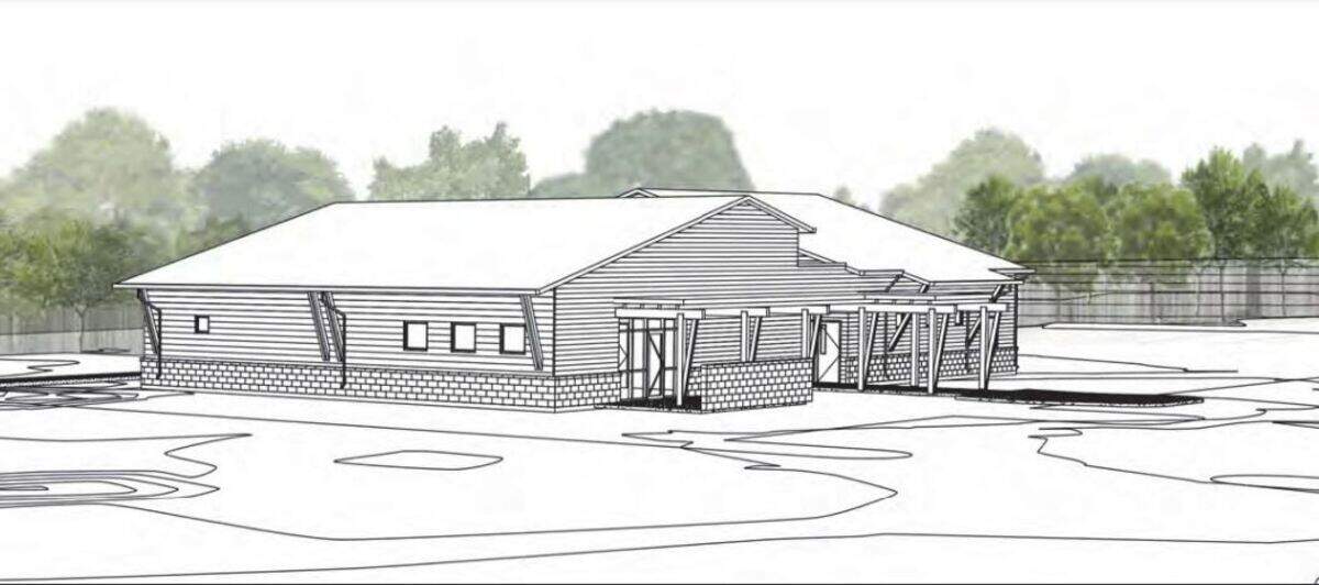 This 3-D rendering from 2015 shows the plans for Gig Harbor’s new Operations Center Building, which is expected to be ready by spring 2024.