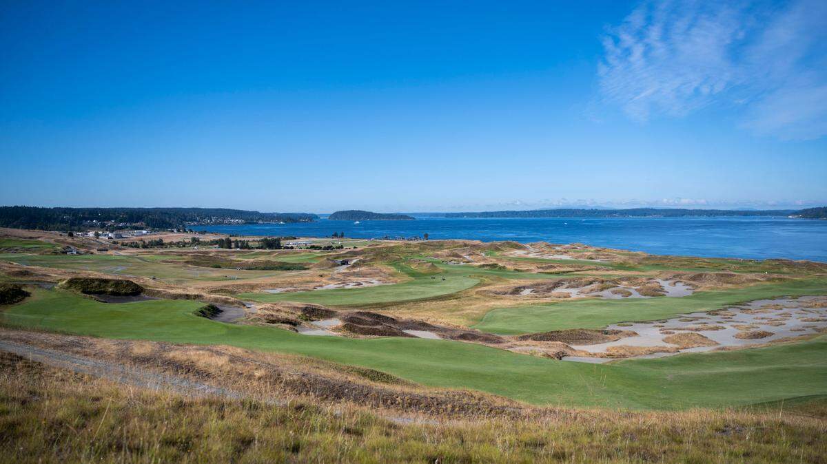 A view of the Chambers Bay Golf Course in University Place.