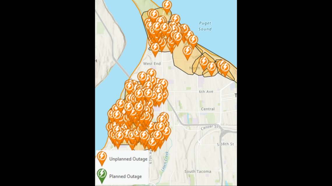 Thousands without power across Pierce County; crews investigating