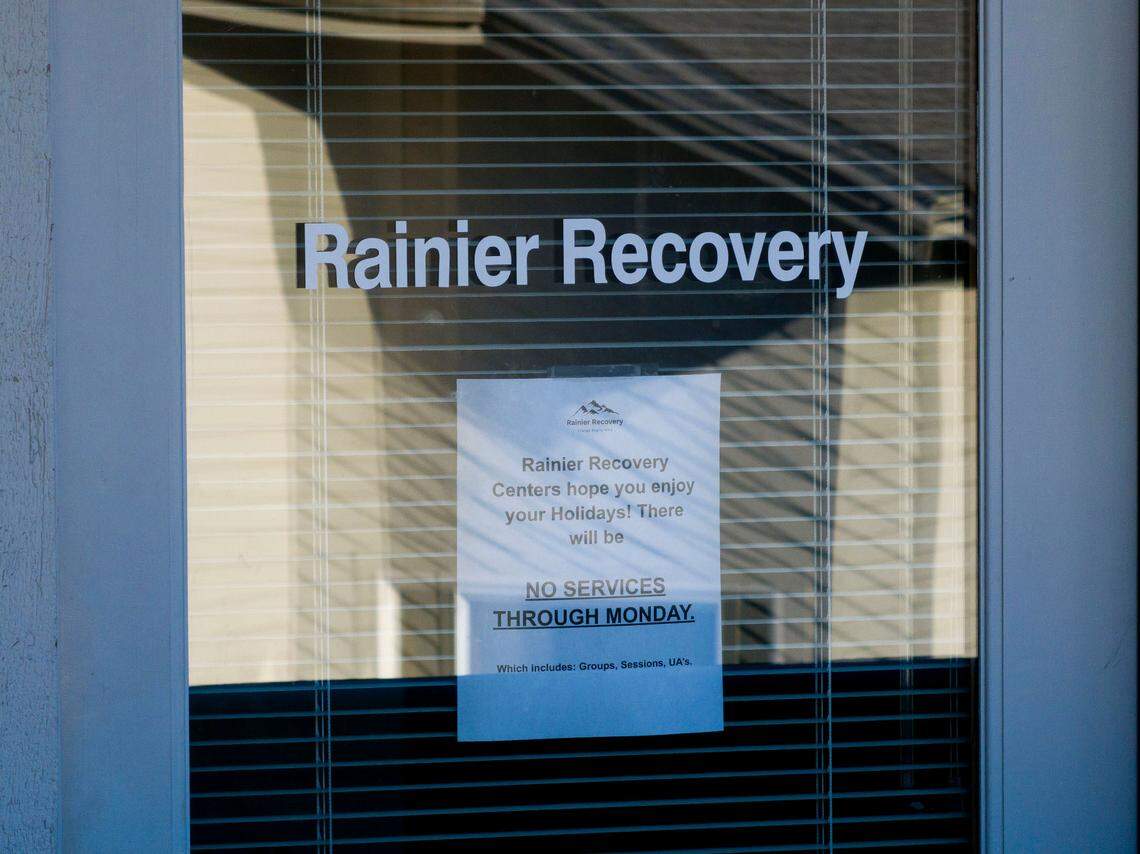 The Rainier Recovery office, on Thursday, Nov. 28, 2024, in Gig Harbor, Wash.