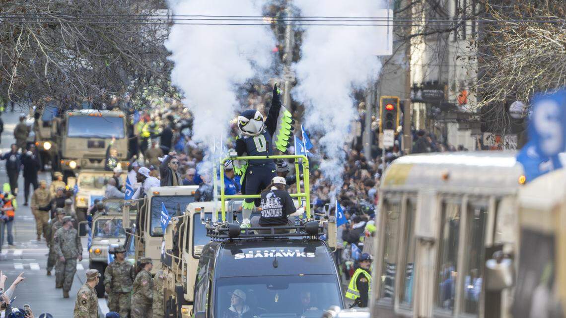 Seahawks championship celebration parade draws thousands