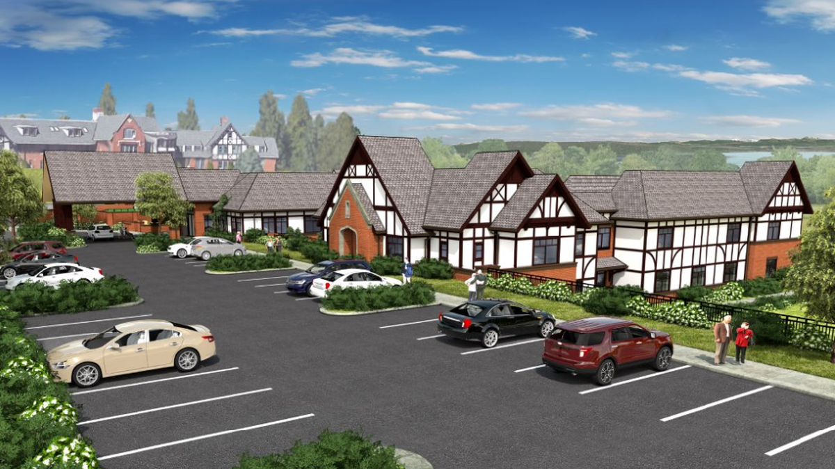 A rendering of the new skilled nursing and memory care building on the Franke Tobey Jones campus in Tacoma.