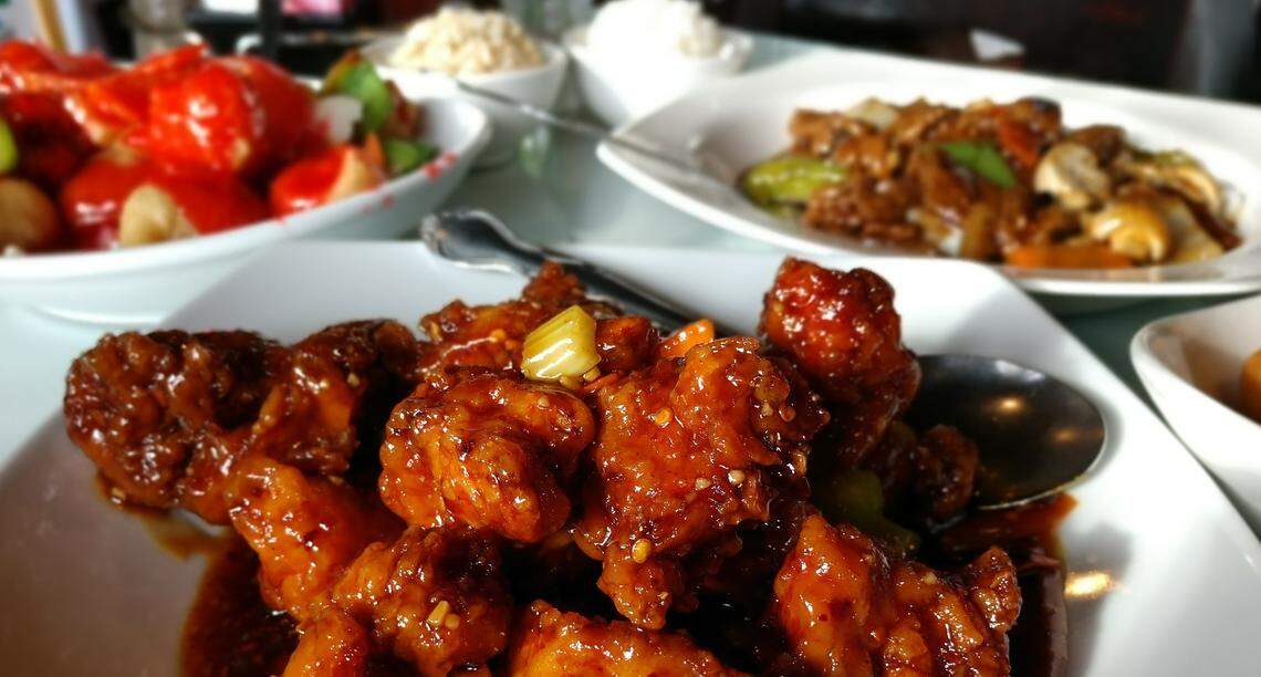 General Tso’s chicken and other dishes from North China Garden in Tacoma.