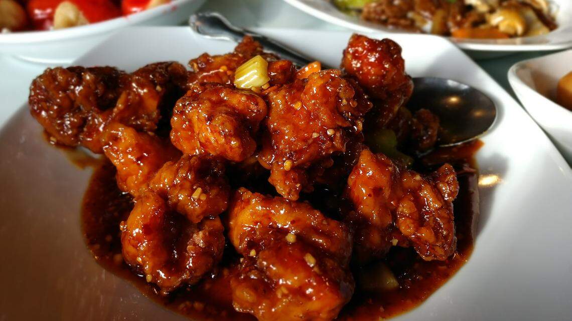 General Tso’s chicken and other dishes from North China Garden in Tacoma.