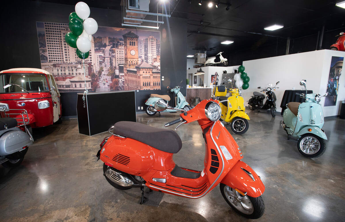 The new South Sound Scooters dealership in downtown Tacoma, Washington, shown on Thursday, April 21, 2022.