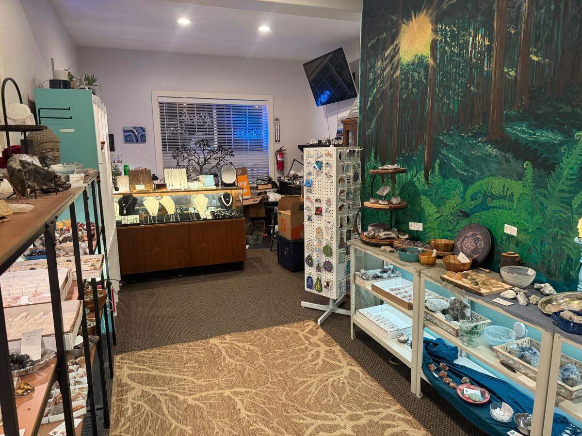 Wild Earth Rocks on the Key Peninsula, pictured Friday, Jan. 24, 2025, opened in November 2020. The store closed Sunday, Jan. 26, 2025.