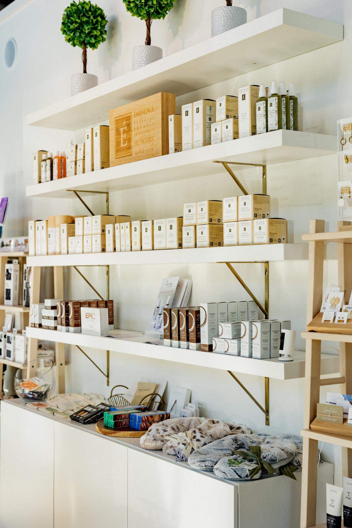 The two main skincare lines they use during facial treatments at Serenity Spa are Eminence Organic and Osmosis.