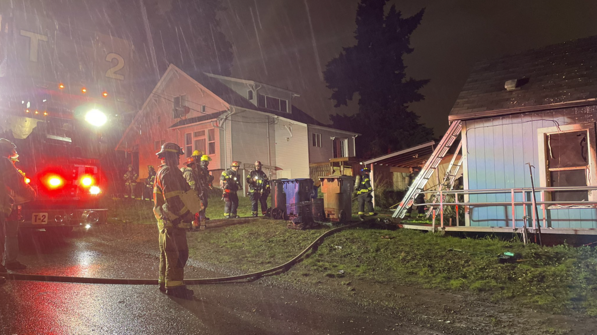 Tacoma Fire Department crews were called to an early morning New Year’s Day house fire in the 1200 block of East 36th Street.