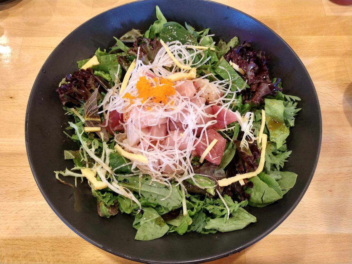 Hwe dup bap, a Korean sushi bowl, from Jin Sushi.