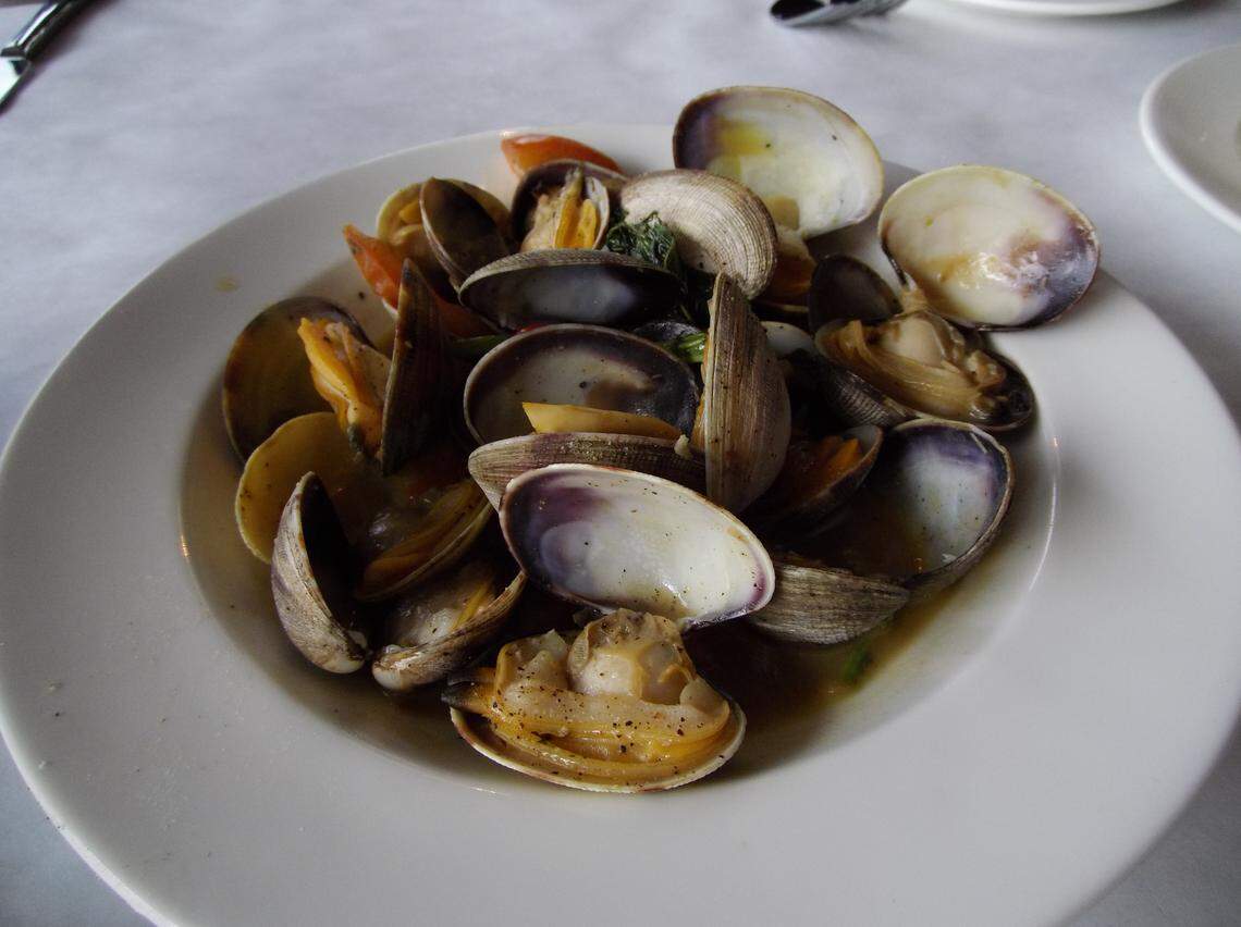 An order of clams from Macaluso’s Italian Restaurant in Ruston.