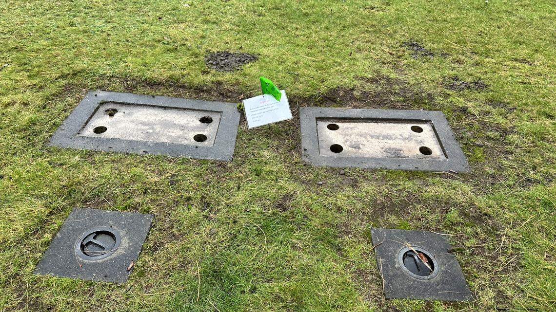 Vandalism hits Pierce County veterans memorial, plaques stolen at local cemetery