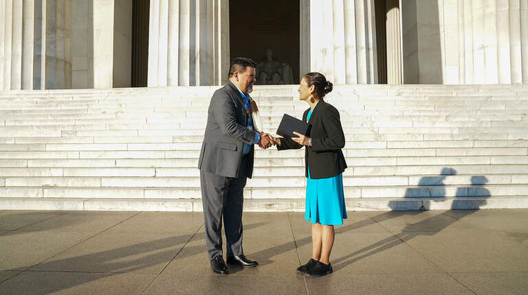 Charles F. Sams III sworn in as first Tribal citizen to lead National Park Service