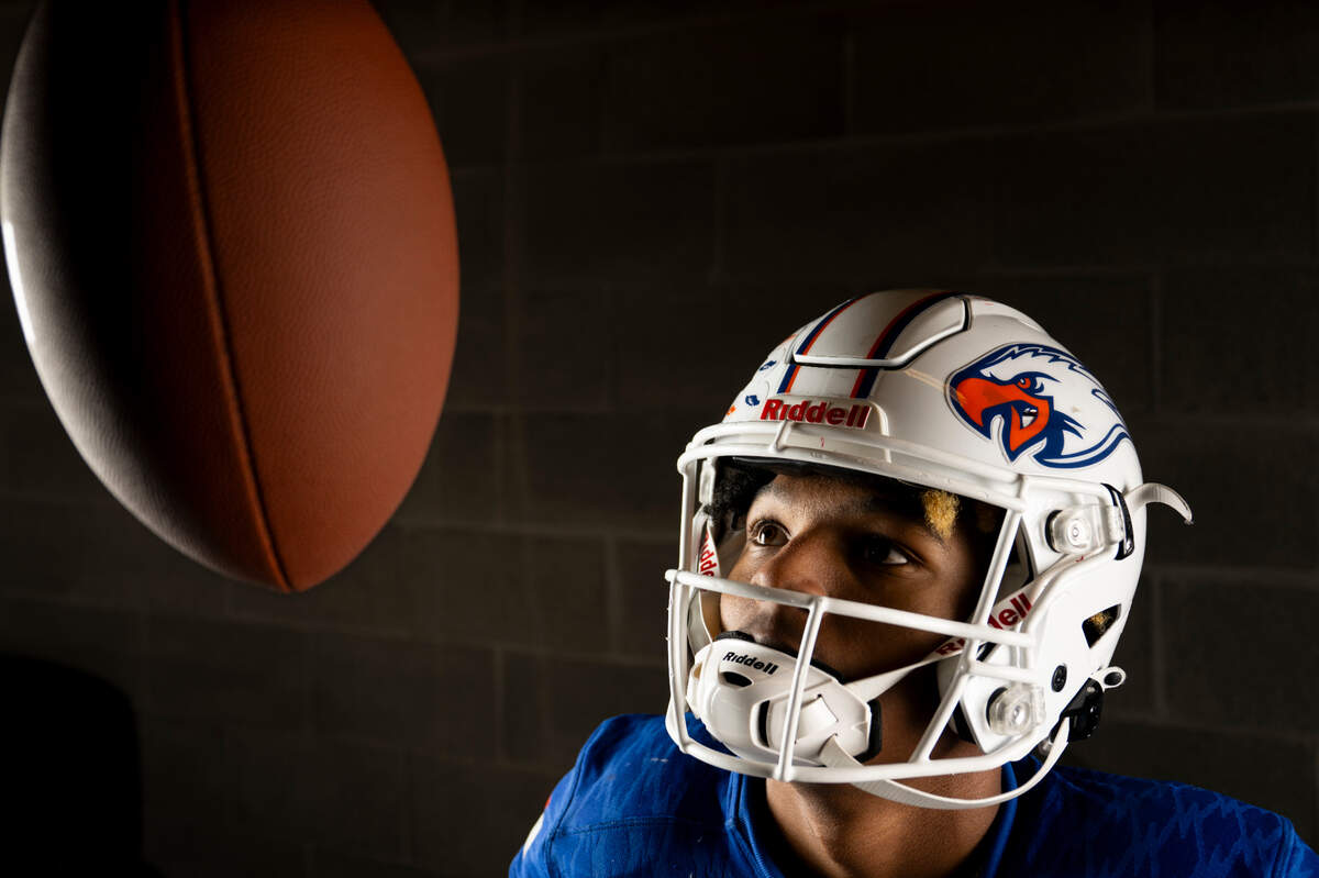 Graham-Kapowsin senior wide receiver Malachi Durant poses for a portrait after being selected as first-team offense for The News Tribune’s 2023 All-Area football team at Mount Tahoma High School, on Sunday, Dec. 10, 2023, in Tacoma, Wash.