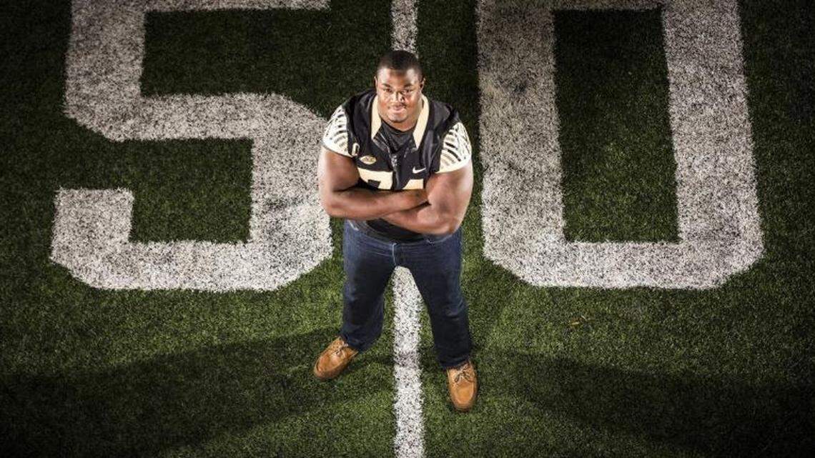 The Seahawks used their second pick of round four in the NFL draft, at 124th overall, to select guard Phil Haynes from Wake Forest. The 322-pound Haynes was a basketball player in high school.