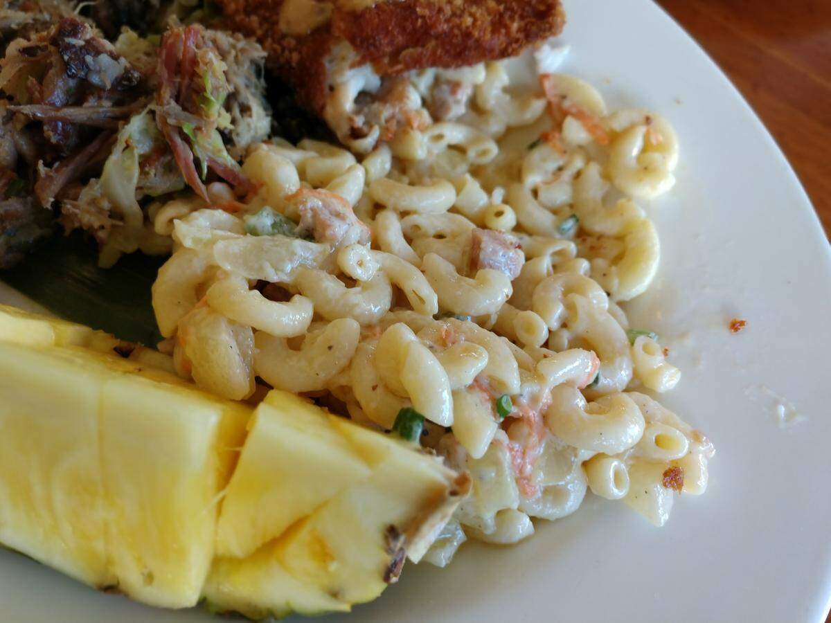 Macaroni salad at Cooks Tavern in Tacoma.