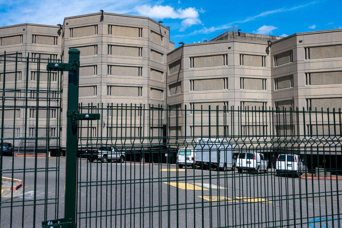 The Pierce County Jail is seen on Wednesday, May 11, 2022, in Tacoma, Wash.