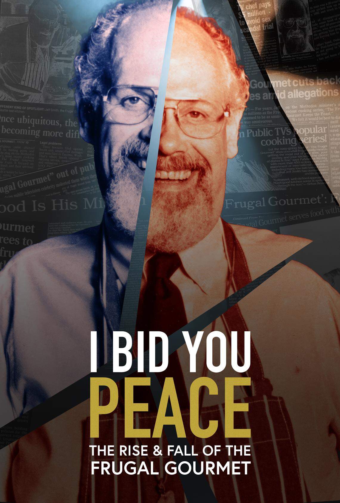 A poster for “I Bid You Peace”, a docuseries created by Chris Johnson that explores the double life of Tacoma chef Jeff Smith.