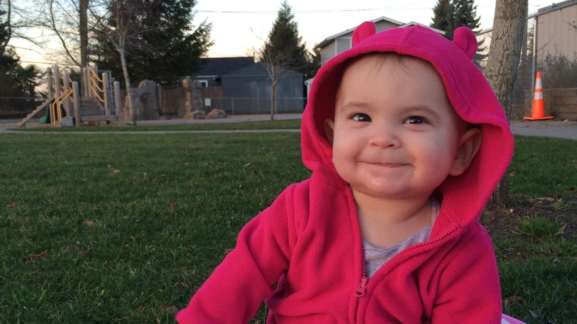 A photo of Claire Raphael before her death in 2015. Through the Claire Bear Foundation, Shayna and Justin Raphael have worked to increase awareness about sudden unexpected infant death and safe sleep habits.