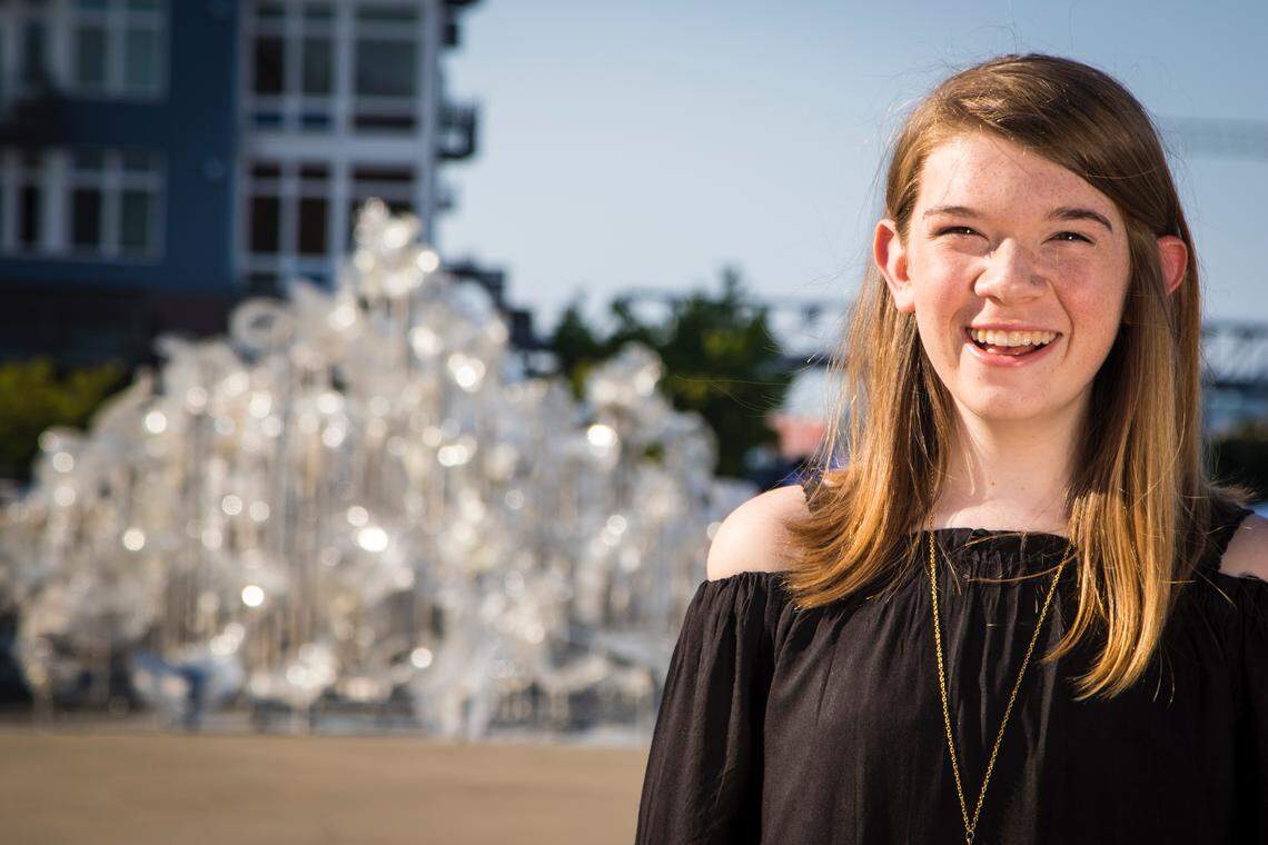 Stella Keating, a 20-year-old transgender woman, said receiving gender-affirming care at MultiCare Mary Bridge Children’s Hospital in Tacoma saved her life. Keating said her own joy is her resistance.