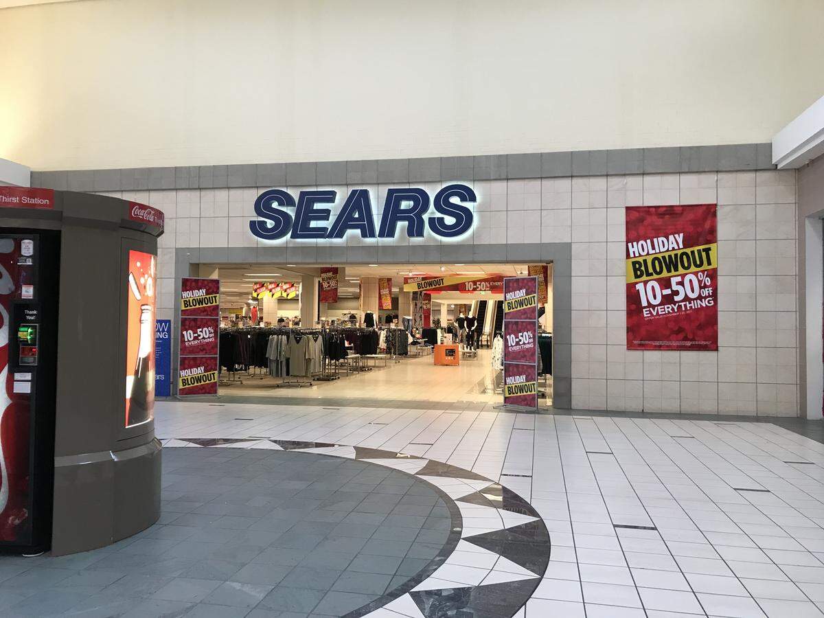 The former Sears at Tacoma Mall, Nov. 20, 2017.