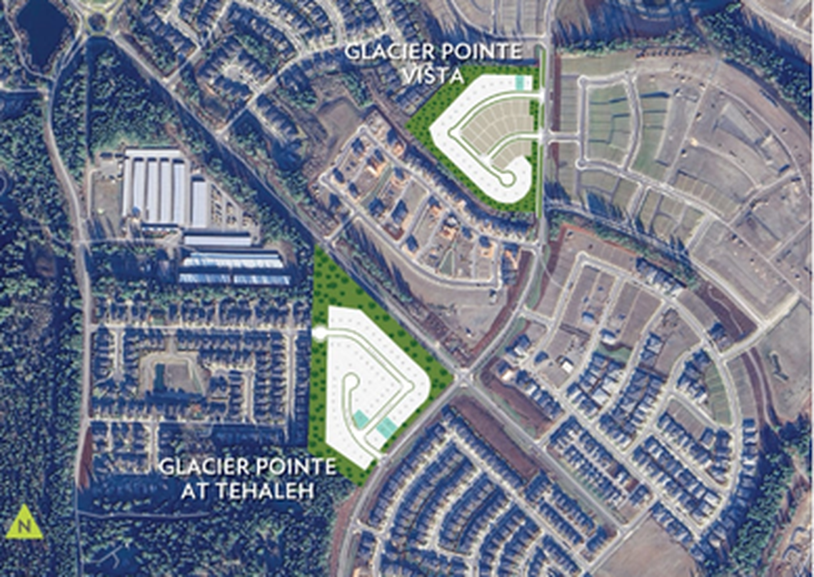 Tri Pointe Homes has a new model home for viewing at the 27-home lot Glacier Point Vista at Tehaleh near Bonney Lake.