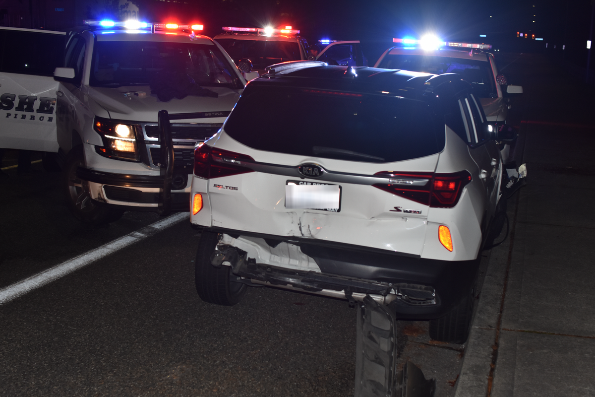 A 14-year-old boy allegedly involved in an armed robbery Thursday, Oct. 12, in South Hill drove a white Kia SUV.