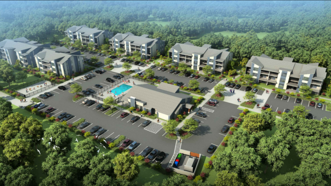 This East Pierce County city is getting 102 apartments with 3-story buildings, pool