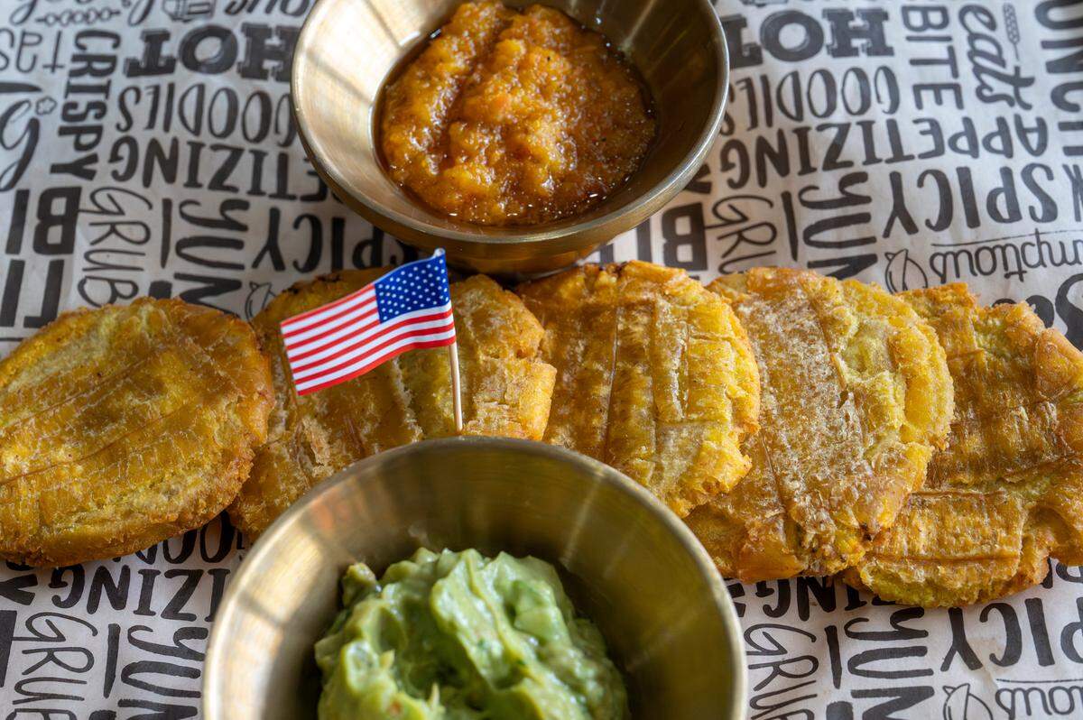 Welcome Restaurant in Ruston blends Colombian, Mexican and American fare in a familial setting. The patacones playeros are accompanied by guacamole and a lovely hogao, a textural tomato and onion sauce served warm.
