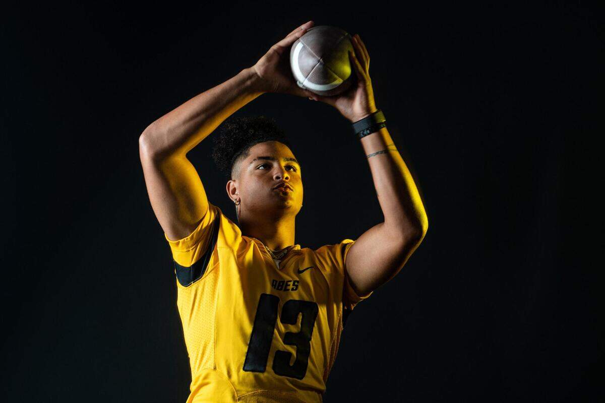 Lincoln High School tight end Chance Bogan photographed in Tacoma, Wash., on Monday, Aug. 31, 2020.