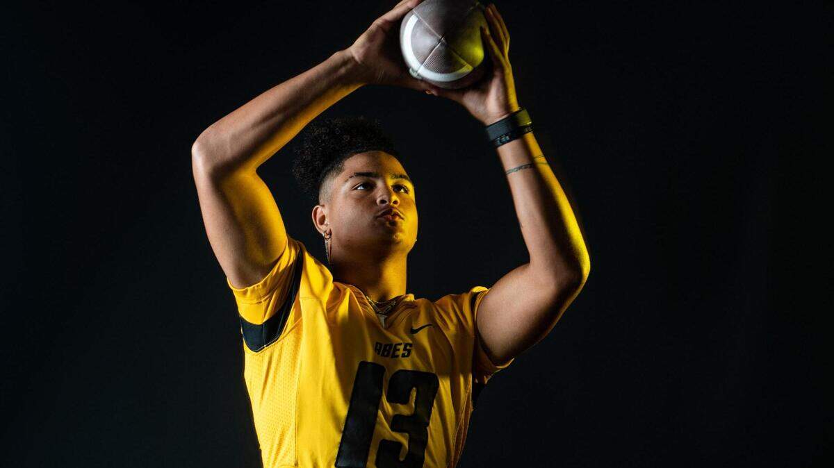 Lincoln High School tight end Chance Bogan photographed in Tacoma, Wash., on Monday, Aug. 31, 2020.