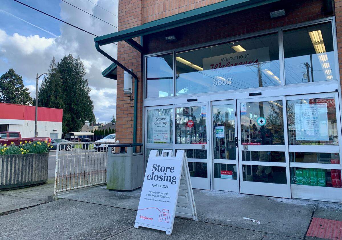 Walgreens plans to close its site at 5602 Pacific Ave. in Tacoma by April 10.
