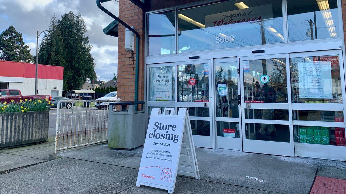 Walgreens plans to close its site at 5602 Pacific Ave. in Tacoma by April 10.