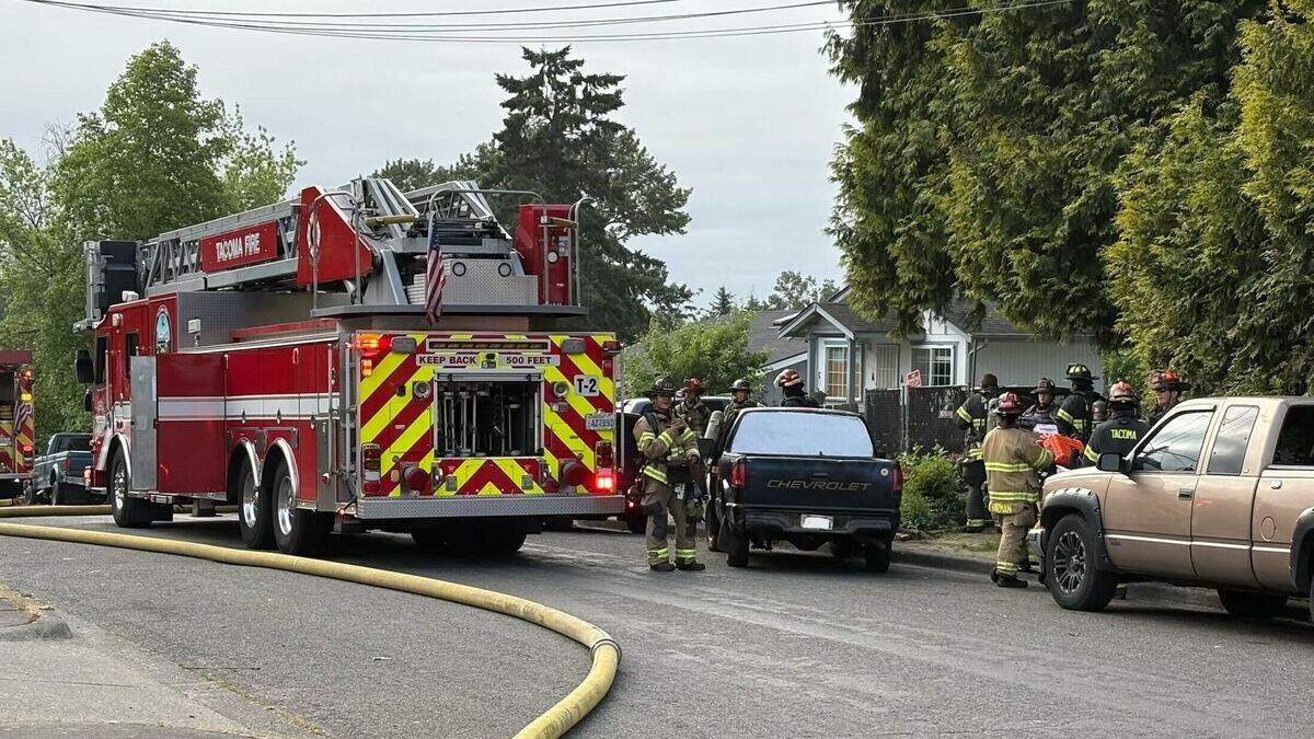 Crews have put out a structure fire in the 1100 block of East 60th Street in Tacoma on June 17, 2026.