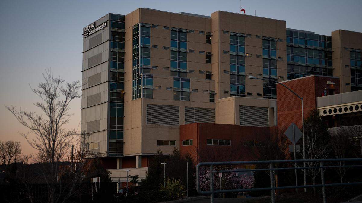 MultiCare Good Samaritan Hospital in Puyallup on March 16, 2020.