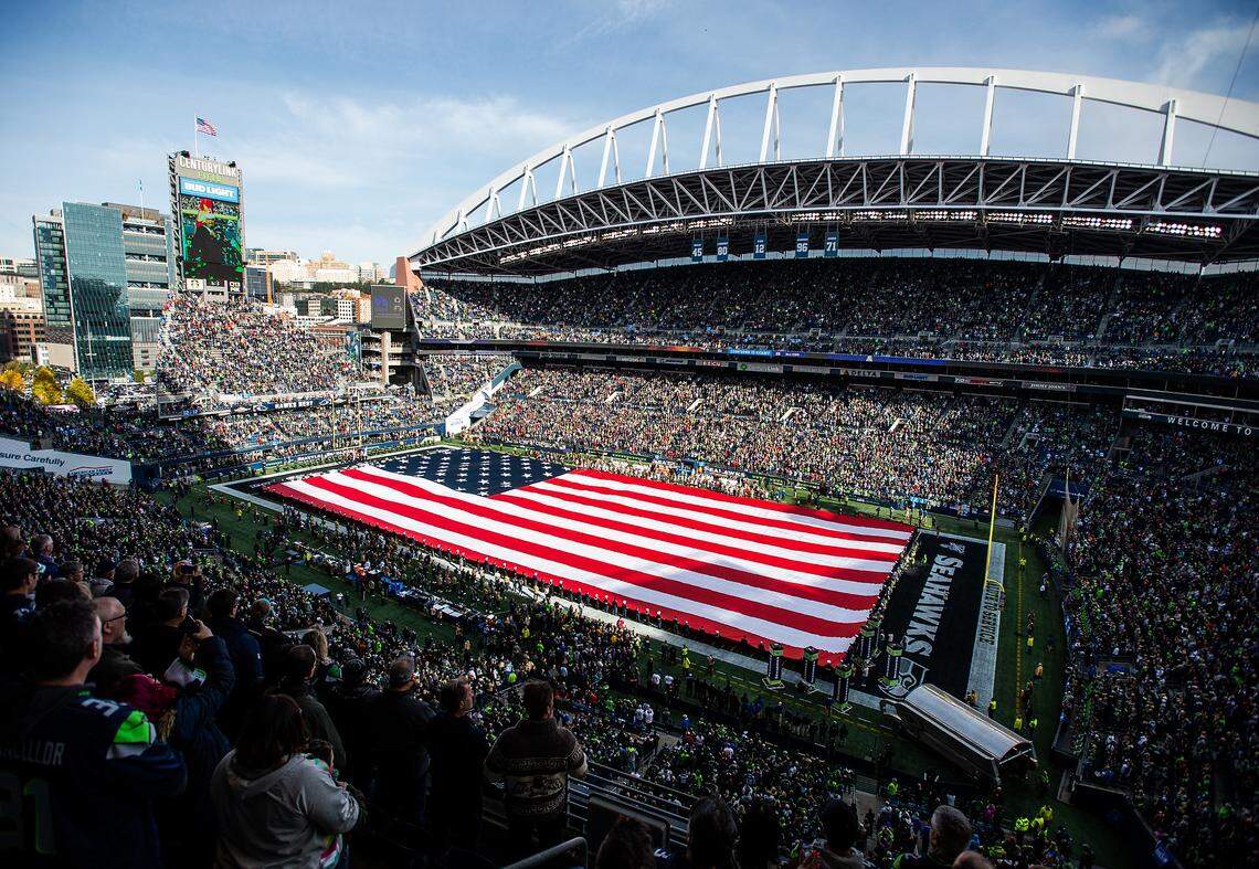 Seahawks fans at games inside Lumen Field, as they were packed in for this one against the Tampa Bay Buccaneers on Nov. 3, 2019, is trending toward happening in 2021.