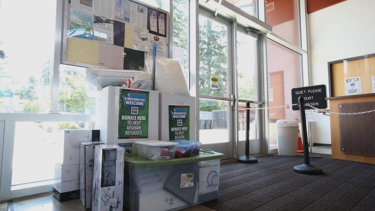 The Bonney Lake Justice & Municipal Center is accepting donations for Afghan refugees up until Friday, Aug. 27.