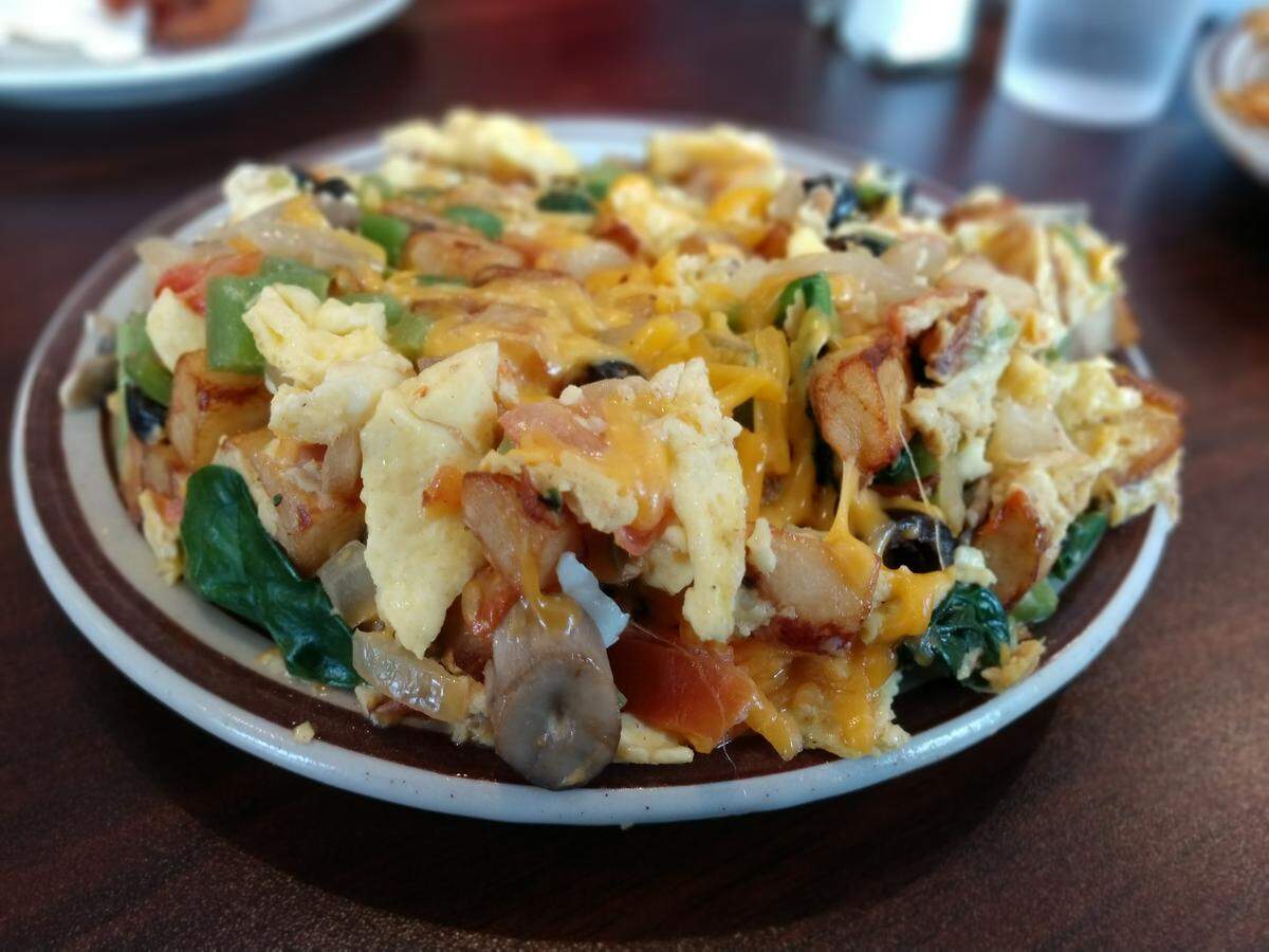 A garden hobo hash from Tim’s Kitchen in South Hill.