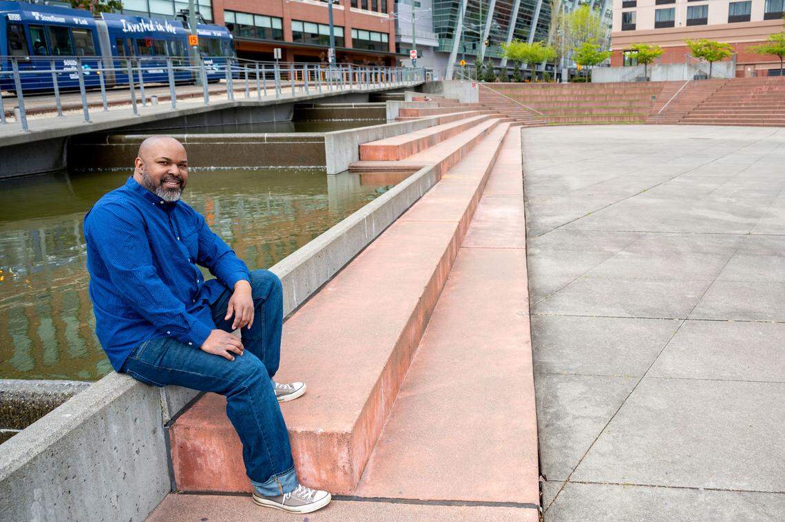 “There’s a lot of lofty goals that I have for the plaza,” said Herschel Wilson, who has arranged for food trucks to park at Tollefson Plaza every Wednesday starting May 18. “I really feel like it’s such a beautiful place. It blows my mind it’s not used more.”