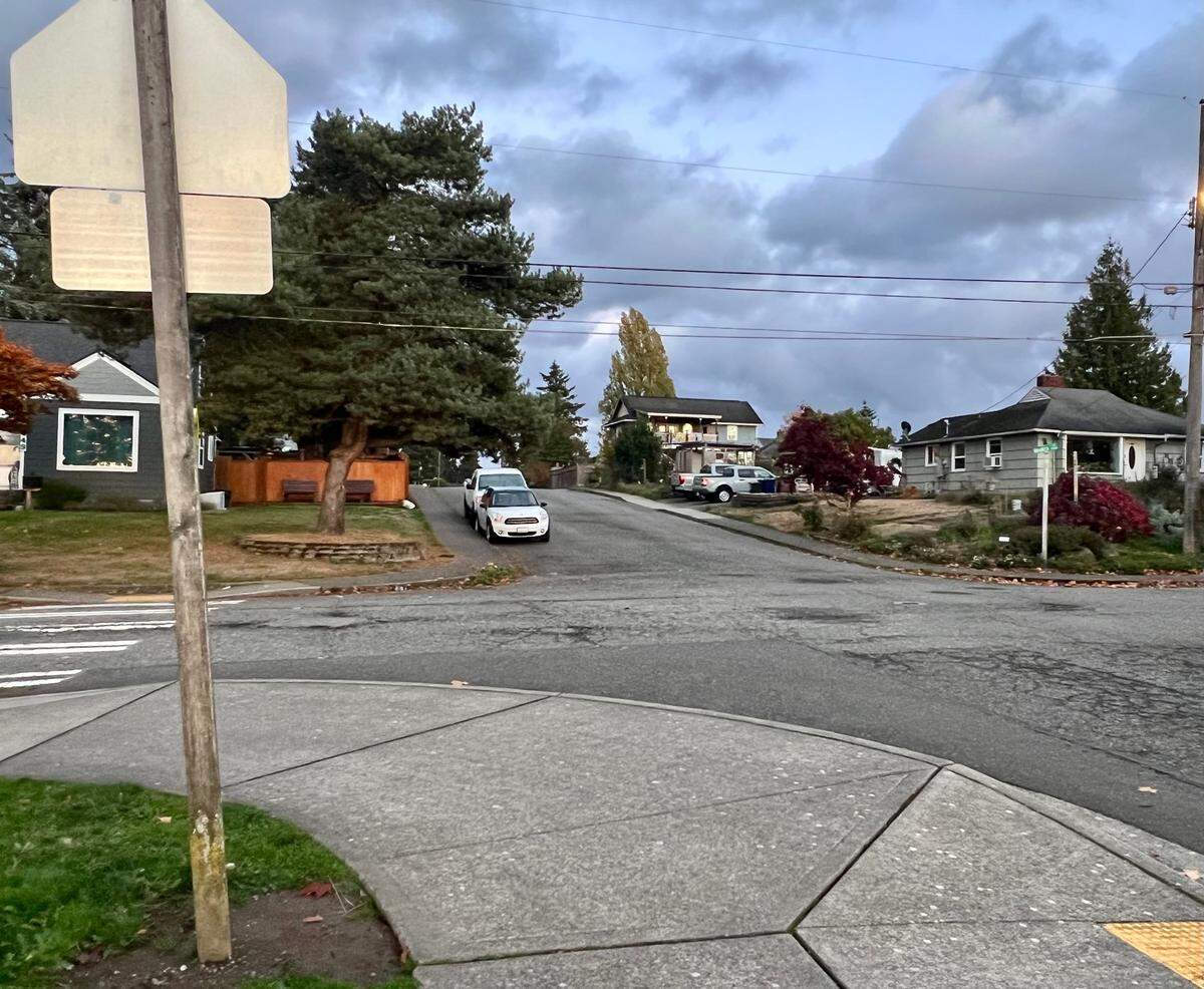 Some Tacoma newcomers might wonder why certain intersections, like this one in the West End, lack stop signs.