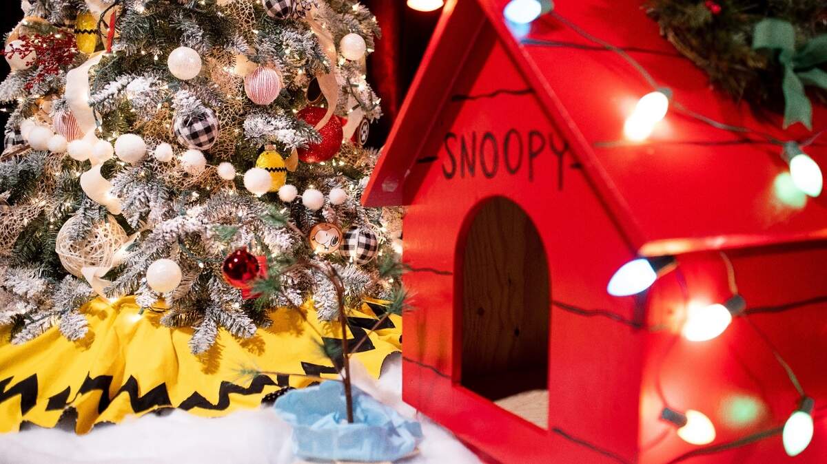 “Charlie Brown Christmas” at the 2020 Festival of Trees.