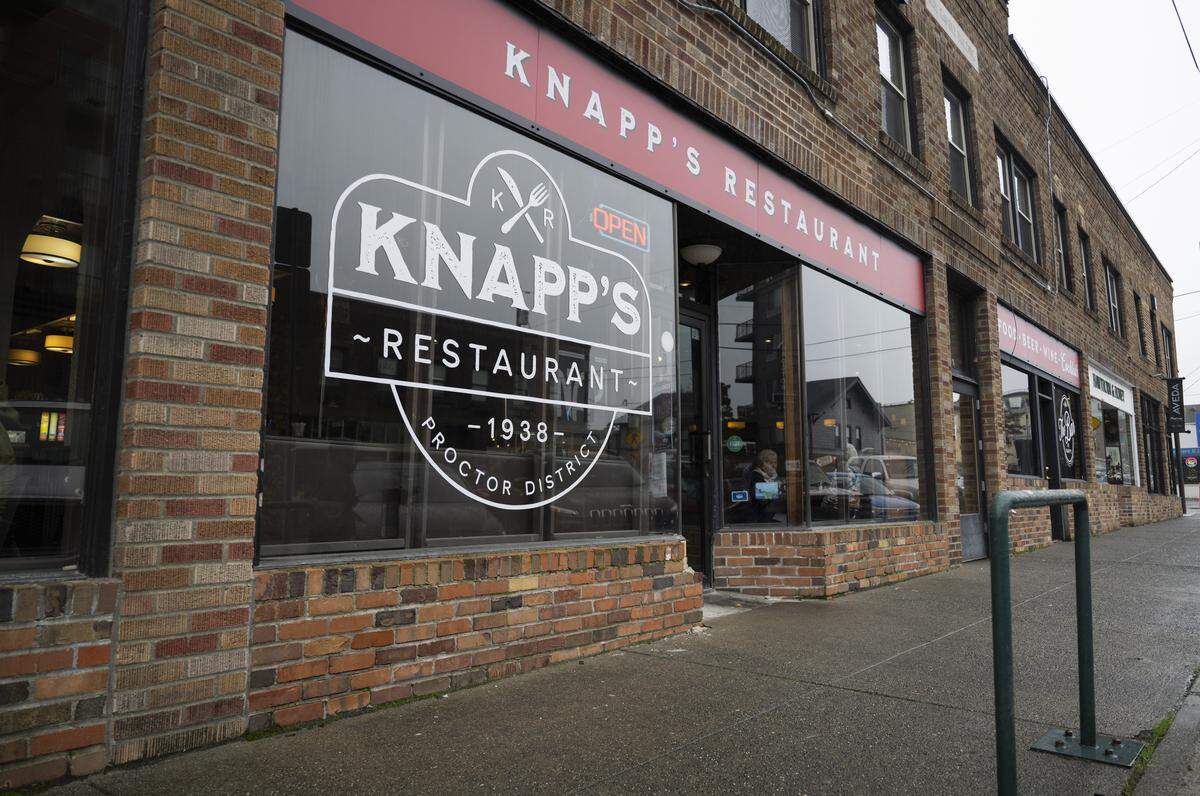 Knapp’s has operated at the same address since 1938, first as a deli and then expanding to adjacent spaces. Its second set of owners added the bar in 1969. Brewer is the fifth family owner, according to his history research.