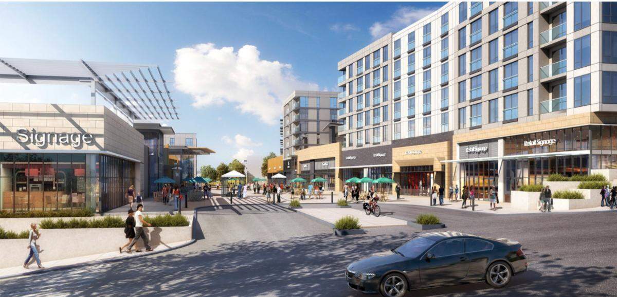 A rendering of what was planned for Tacoma Town Center at one time.