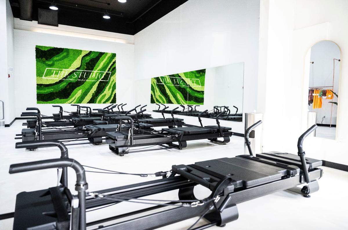 A view of the inside of The Studio Modern Pilates new location in Gig Harbor, Wash. on March 16, 2023. The Studio is also located in Tacoma and will soon be opening another location in University Place.