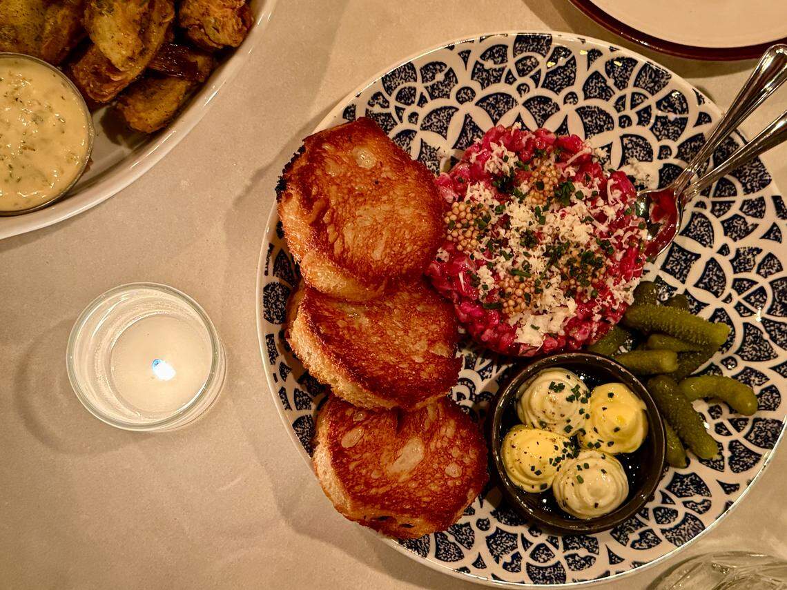 Marrow fans, worry not. The new beef tartare shines.