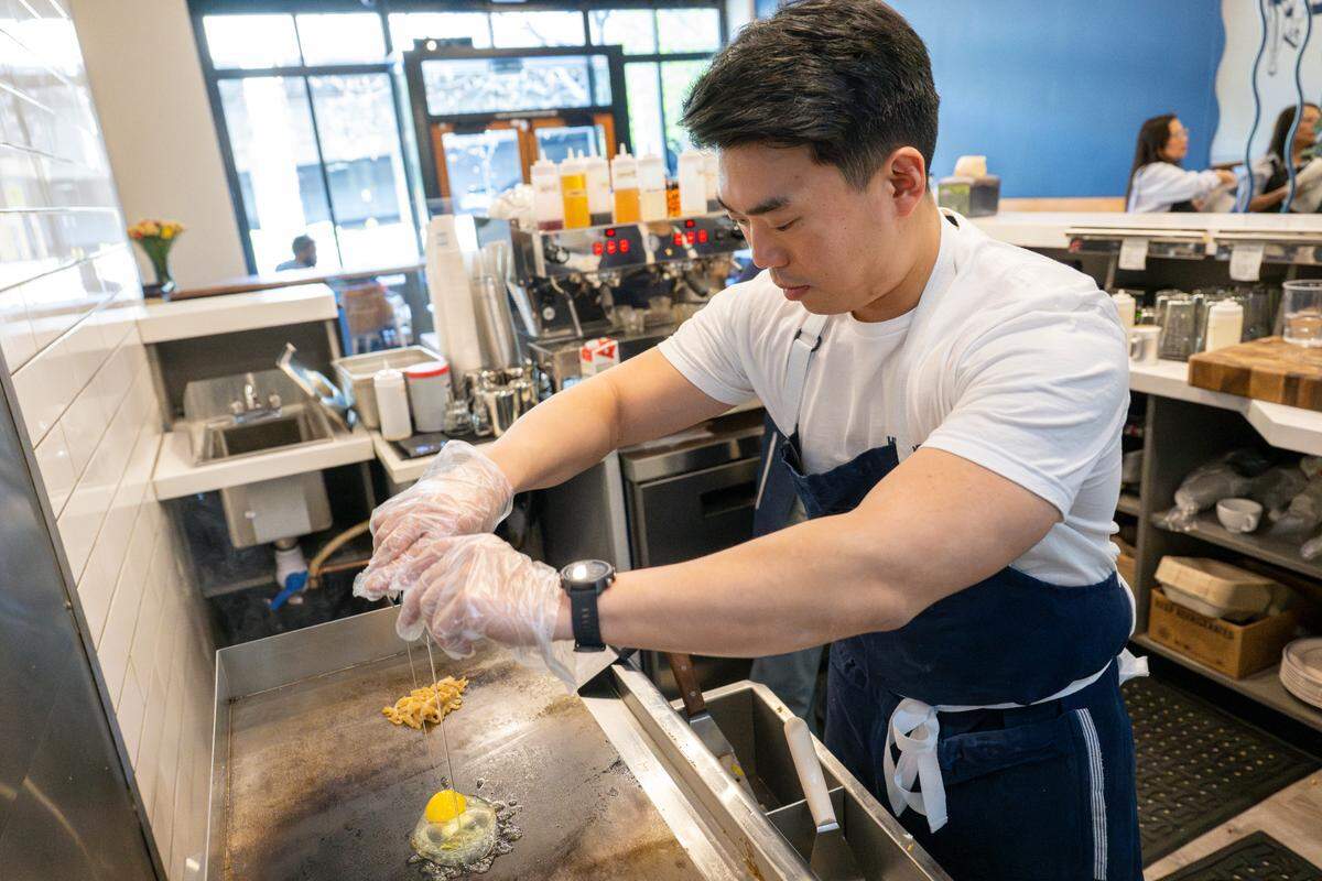 From-scratch touches, including house simple syrups for coffee, biscuits baked fresh daily, and eggs cracked to order, help Third Space stand out in the Tacoma cafe scene.